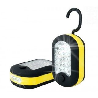 GearXS 2PACK 27 LED Work Light Hook Flashlight with Magnet and 2 Light 