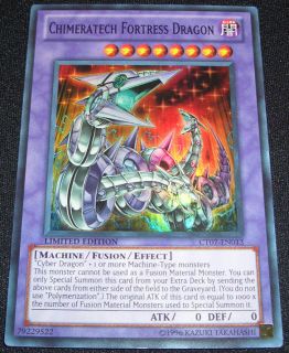 Yugioh CT07 EN013 Chimeratech Fortress Dragon Limited Edition Promo 