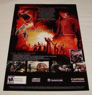 2005 video game ad page ~ RESIDENT EVIL 4