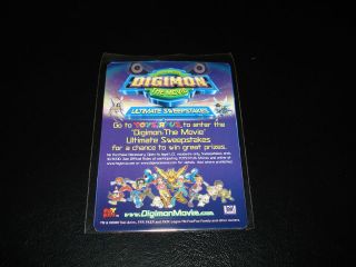 BANDAI UNOPENED DIGIMON THE MOVIE CARD PACK   MO SERIES  FREE COMBINE 