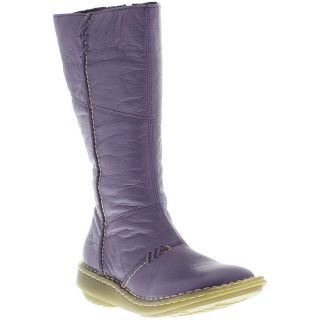   Boots Genuine Authentic Wedge Womens Boot Purple Violet Sizes UK 4 8