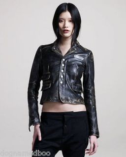 dsquared leather jacket in Coats & Jackets
