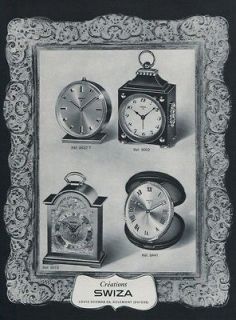 1969 Swiza Clock Company Delemont Switzerland 1969 Swiss Ad Suisse 