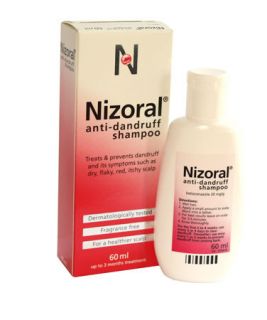 Nizoral Anti Dandruff Shampoo Fragrance Free (60ml) 2%