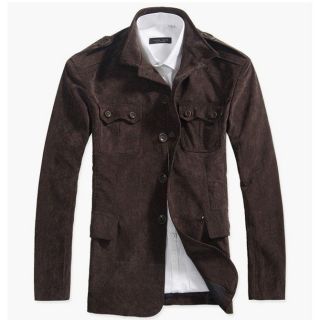   ship Mens fashion velveteen material big size jacket blazer suit coat