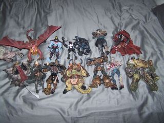 ESTATE SALE ACTION FIGURES MIXED LOT OF 12 MCFARLANE AND OTHERS~