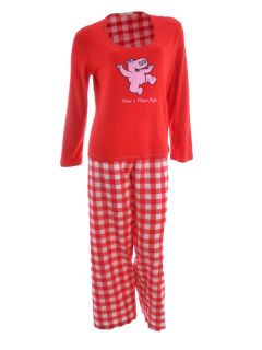   Spencer Womens M&S Pyjamas Set Long PJs Nightwear Bottoms & Top Hippo