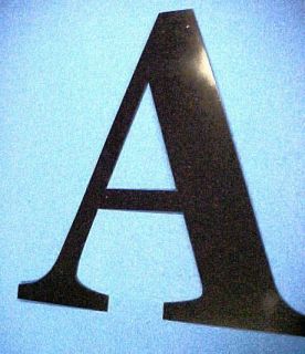 METAL ART LETTER A SINGLE LETTER LARGE 15 SIZE CUSTOM MADE IN HOUSE 