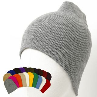 New Knit Short Beanie Beret Hat Ski Cap Skull Snowboard Running Unisex 