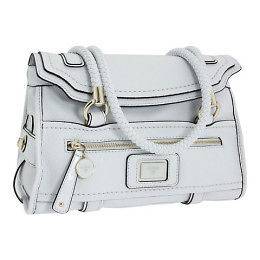 NEW GUESS Talina White Satchel Handbag, VG332105, NWT