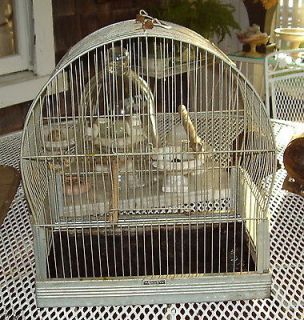 Vintage Hendryx Steel Bird Cage