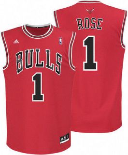 Derrick Rose Kids (4 7) Jersey adidas Red Replica #1 Chicago Bulls 