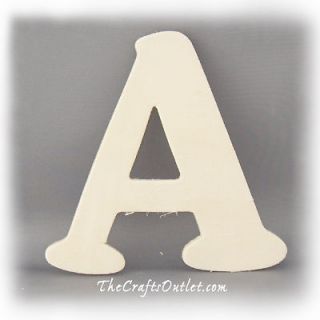 Letter A Plywood unfinished wood home Decor