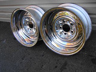 chrome reverse wheels in Vintage Car & Truck Parts