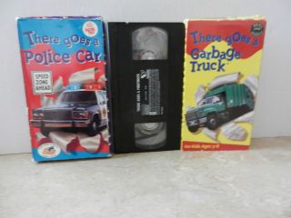 There Goes A Garbage Truck, Fire Truck, Police Car Used VHS Videos 