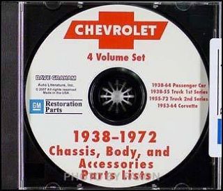 Chevy Pickup Truck Blazer Parts CD 1968 1969 1970 1971