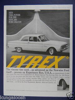   FOR THE 60 FORD FALCON TURNED SIDEWAYS ON A ROAD TYREX CAR TIRES SALES