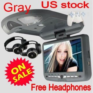Auto 9 Roof Mount Car Overhead Radio Stereo DVD Player+Sony Lens 