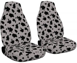 COOL SET OF COW PRINT CAR SEAT COVERS 7COLORS AVAILABLE