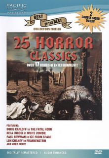25 Horror Classics DVD, 2010, 2 Disc Set