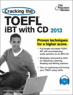 Cracking the TOEFL iBT with CD, 2013 Edition by Sean Kinsell 