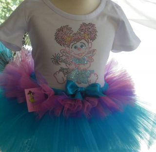 3T/4T Abby Cadabby long or short sleeve tshirt top and tutu outfit
