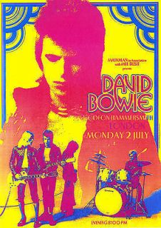 David Bowie vintage repro concert poster, USA