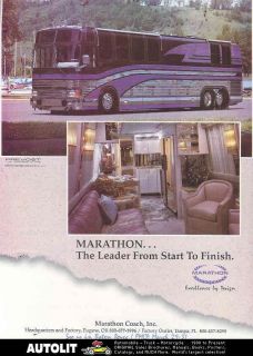 1993 Prevost Marathon Bus Motorhome Ad