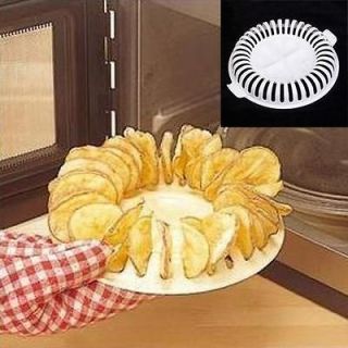 Portable DIY Low Calories Microwave Oven Fat Free Potato Chips Maker 