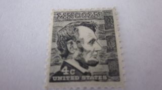 cent lincoln stamp in United States