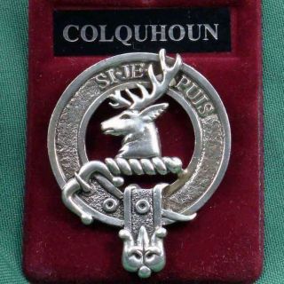 Colquhoun Scottish Clan Crest Badge Pin Ships free in US