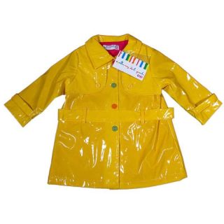 AGATHA RUIZ DE LA PRADA Happy Rain rain coat jacket metallic baby 