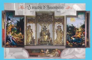 France Stamp, 2012 FRA1238S Le Retable dIssenheim, Art, Painting