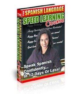 Learn How To Speak Spanish language in 12 days or Less Ebook On CD