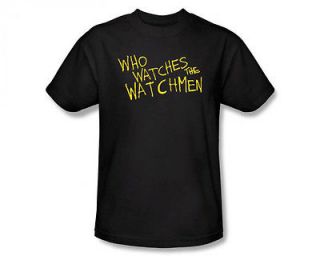 Watchmen Alan Moore Who Watches Comic Book Movie Adult T Shirt Tee