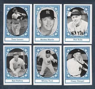 1980] TCMA All Time NEW YORK YANKEES Set of 12 BLUE version + 10 