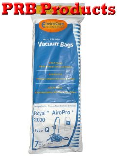 Royal Aire 2000 Type Q Allergy Canister Vacuum Cleaner Bag 3 RY2100 