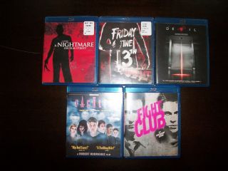Lot of 5 Blu rays Fight Club, Faculty, Devil, and more