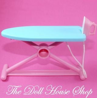 Fisher Price Loving Family Dream Dollhouse Doll Laundry Blue Ironing 