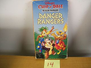 DISNEYS CHIP N DALE RESCUE RANGERS DANGER RANGERS VHS TAPE ANIMATED 