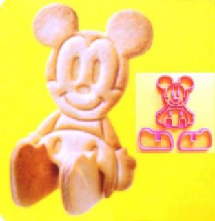   3D Mickey Mouse stand baking biscuit cookie cutter mold set 124A1051