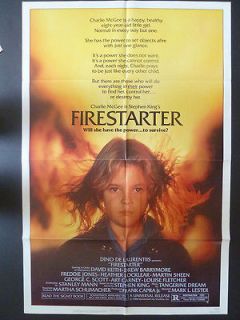 FIRESTARTER Movie Poster 1984 #840028 Drew Barrymore & David Keith