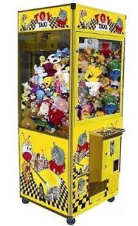 TOY TAXI Crane Claw Machine Coin Operated Vending BRAND NEW