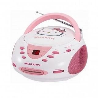 NEW HELLO KITTY KIDS GIRLS iPOD iPHONE MP3 CD PLAYER AM/ FM RADIO 