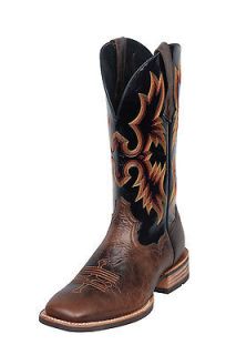 Ariat Western Boots Mens Cowboy Tombstone 8.5 D Thunder Brown 10006733