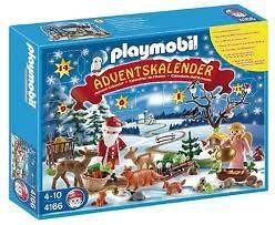 PLAYMOBIL #4166 Advent Calendar Forest Winter Wonderland NEW