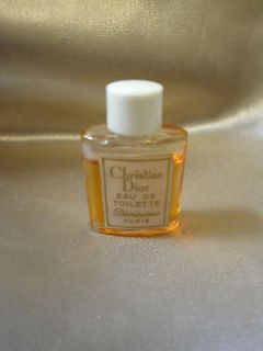 Christian Dior DIORISSIMO edt MINI Perfume w/ Paper Label Vintage 
