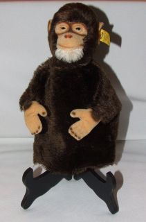 Mint Vintage Steiff Jocko Monkey Puppet Ear Tag + Button