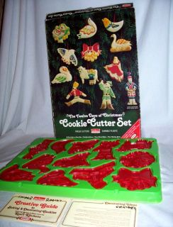   Twelve Days of Christmas Cookie Cutter Set 1978 w/Creative Guide