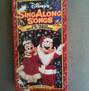 Disney Sing Along Songs The Twelve Days of Christmas in VHS Tapes 